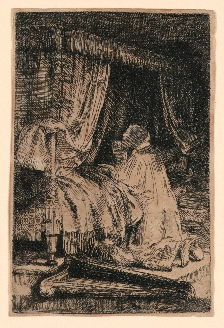 David i bön av Rembrandt van Rijn