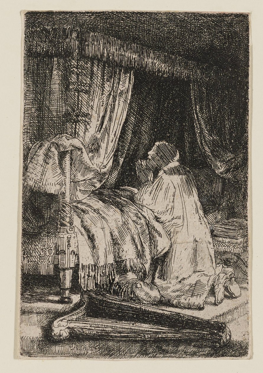 David i bön av Rembrandt van Rijn
