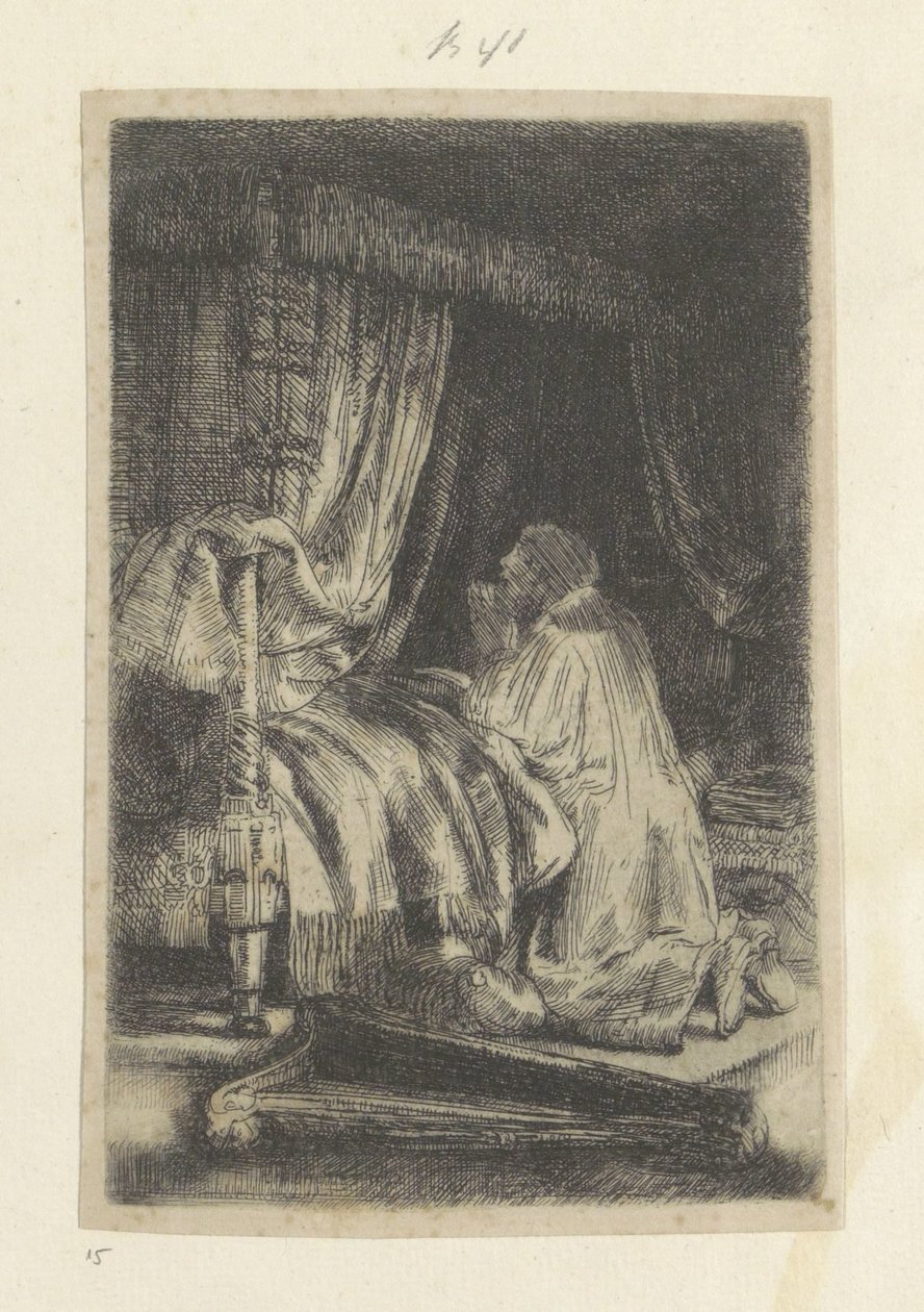 David i gebed Samling av åttiofem originaltryck (serietitel) av Rembrandt van Rijn
