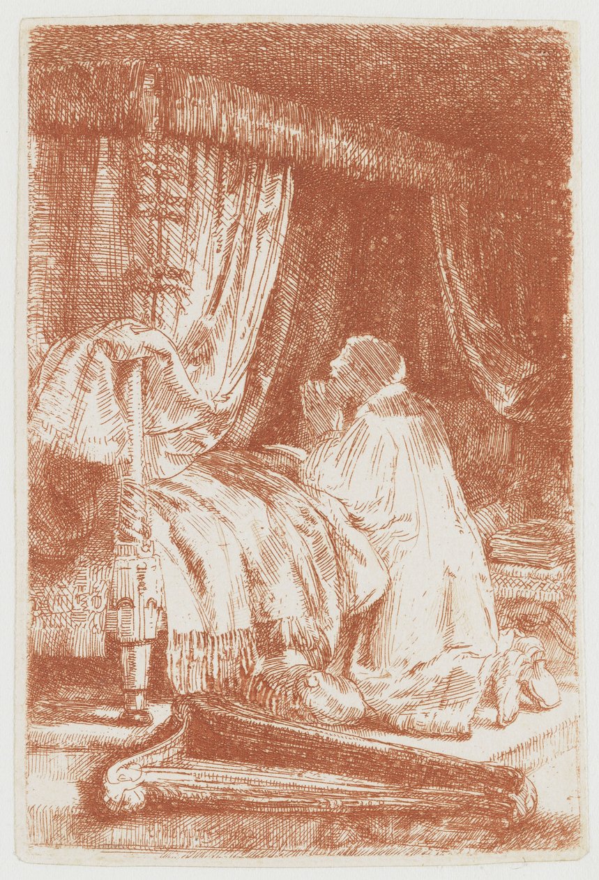 David i bön av Rembrandt van Rijn