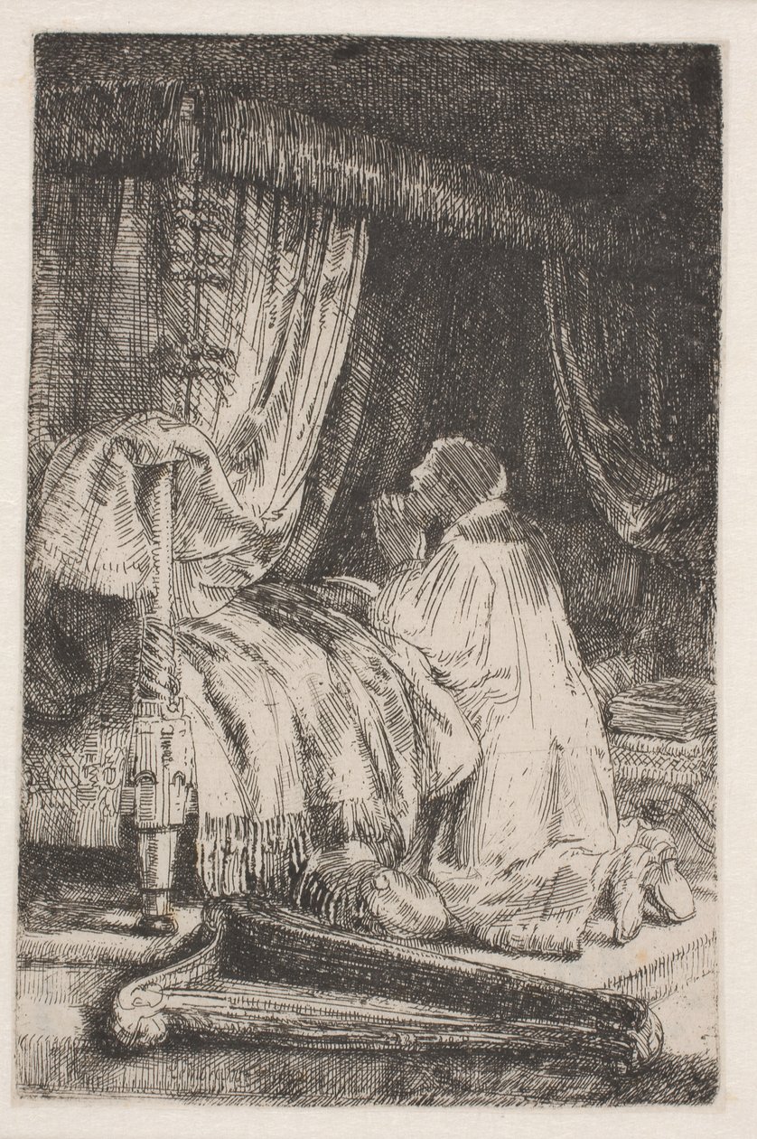 David i bön av Rembrandt van Rijn