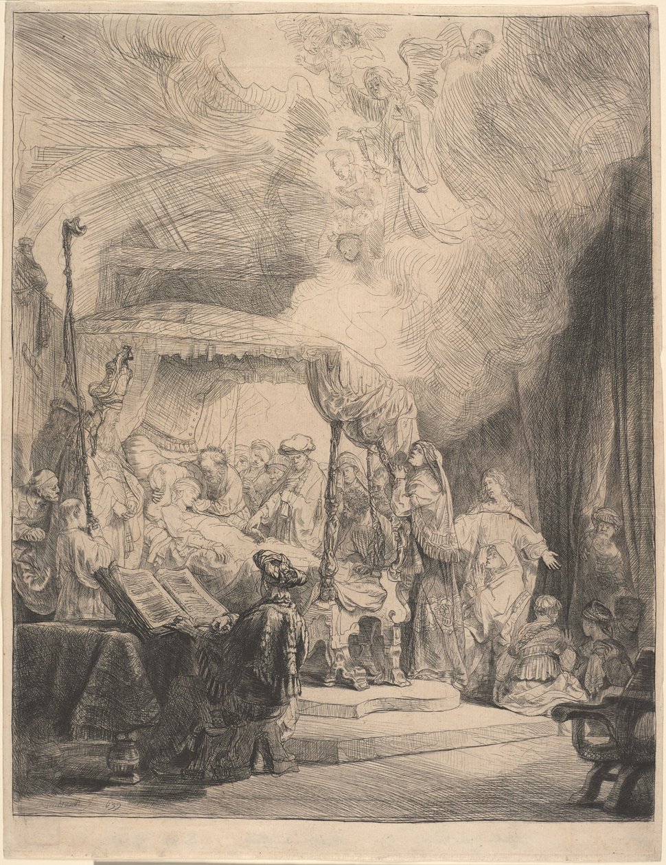Jungfru Marias död av Rembrandt van Rijn