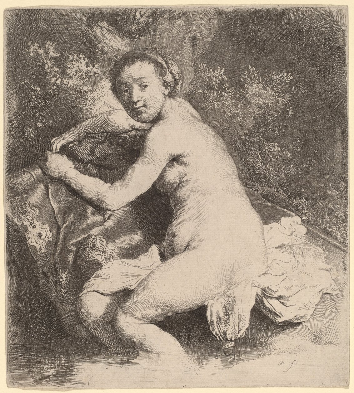 Diana vid badet av Rembrandt van Rijn