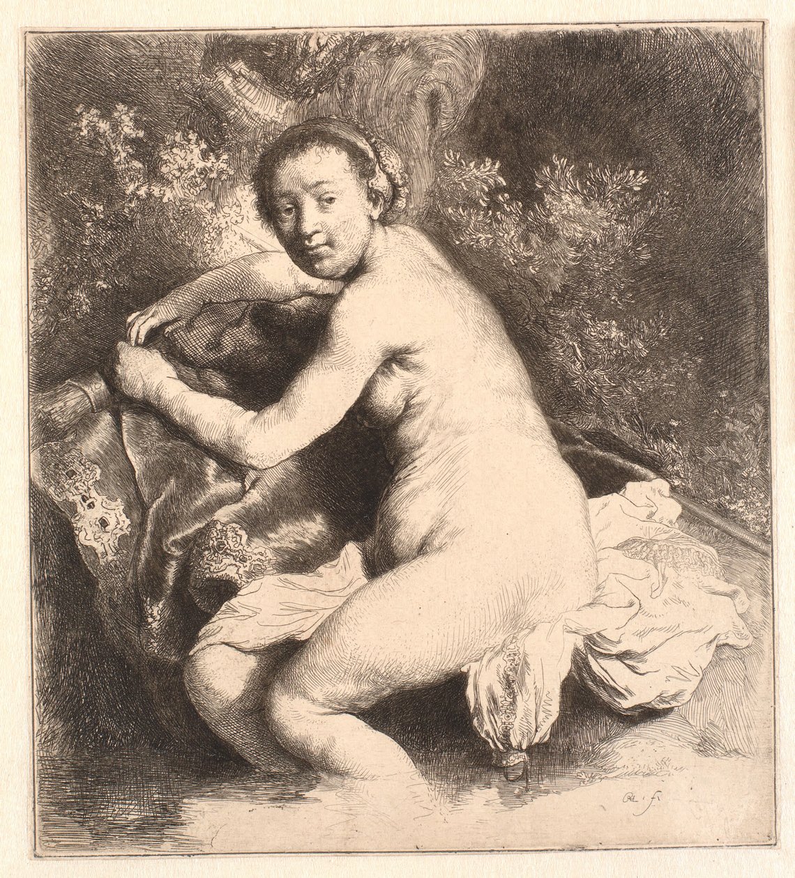 Diana vid badet av Rembrandt van Rijn
