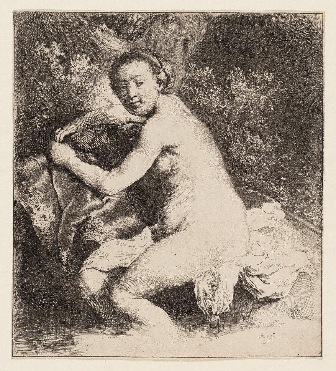 Diana vid badet av Rembrandt van Rijn