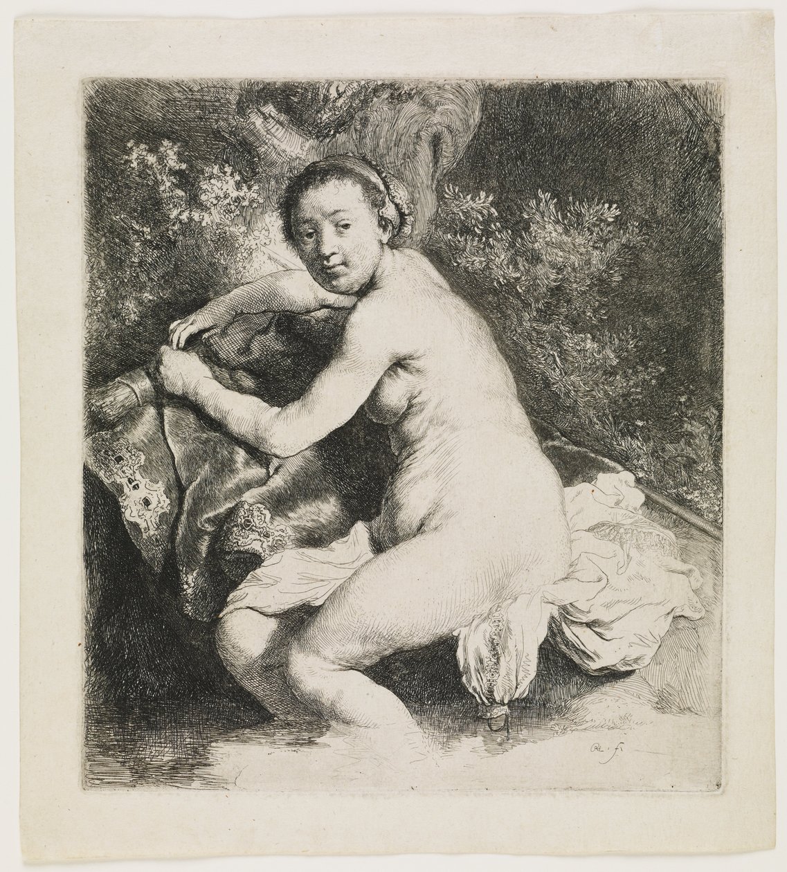 Diana i badet av Rembrandt van Rijn