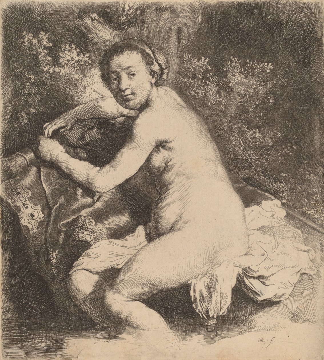 Diana vid badet, ca. 1631. av Rembrandt van Rijn