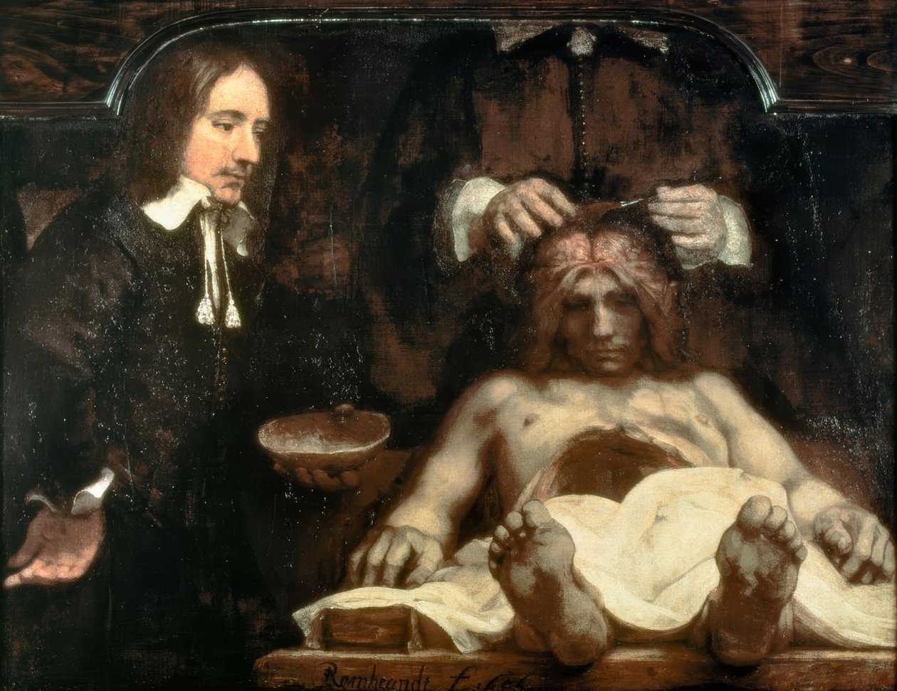 Anatomin hos Dr. Johan Deijman av Rembrandt van Rijn