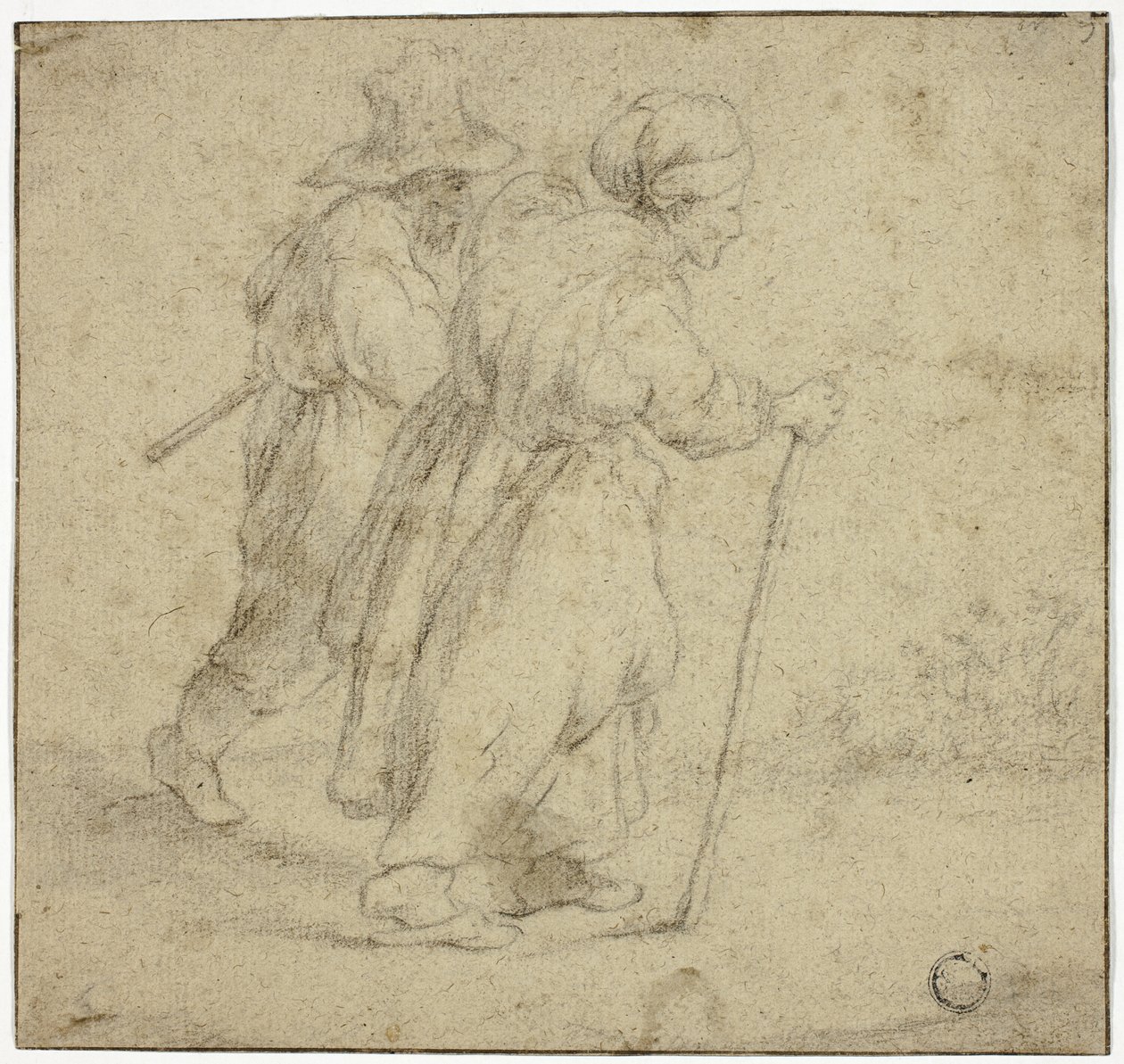 Äldre bondepar av Rembrandt van Rijn