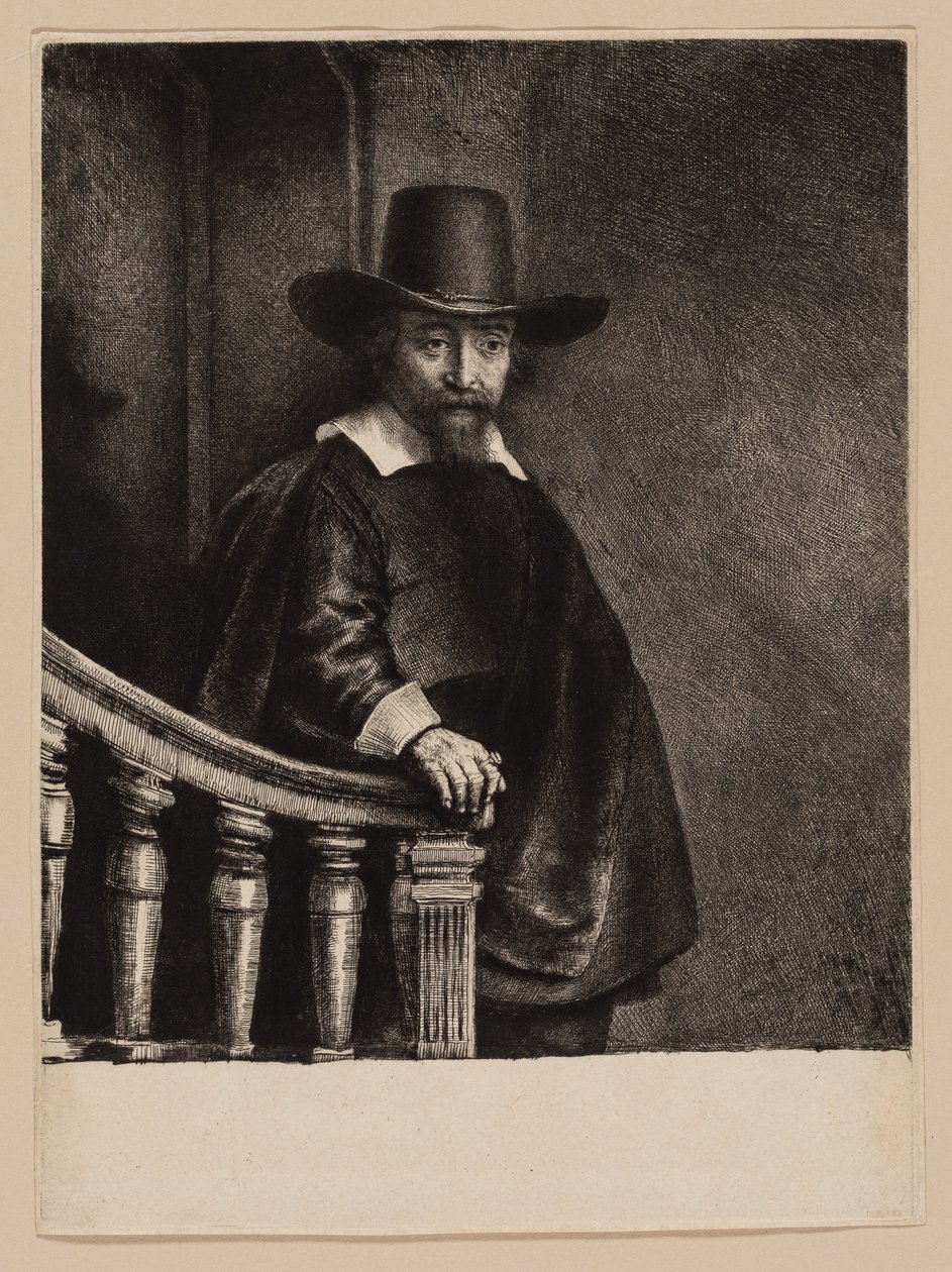 Ephraim Bonus, judisk läkare av Rembrandt van Rijn