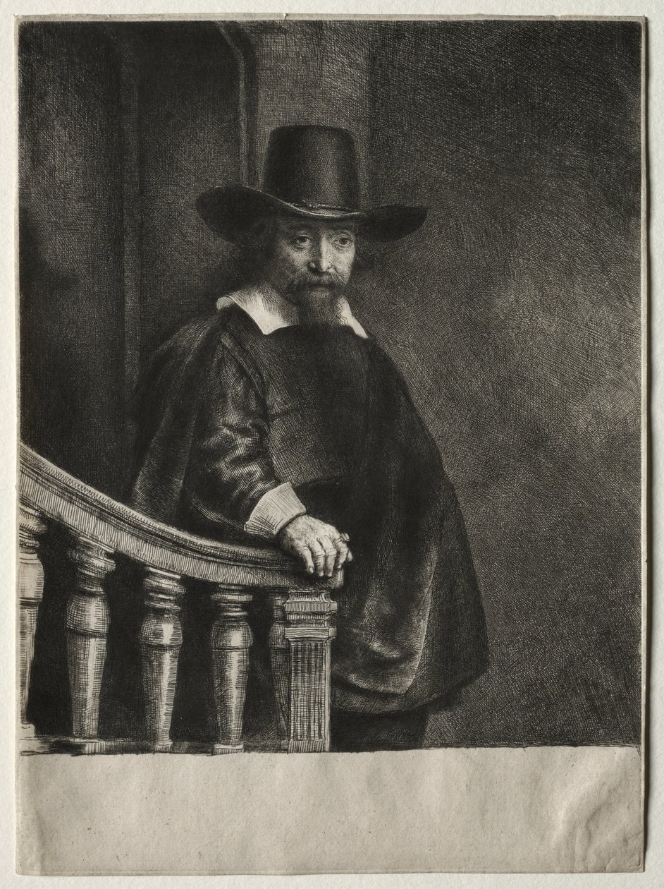 Ephraim Bonus, judisk läkare av Rembrandt van Rijn