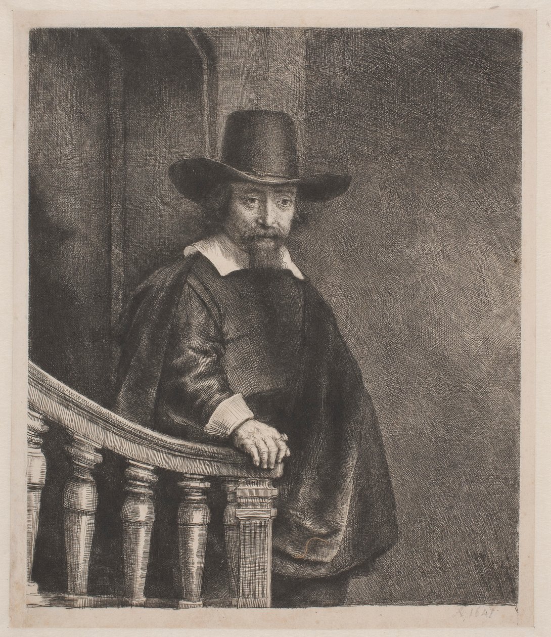 Ephraim Bonus, judisk läkare av Rembrandt van Rijn