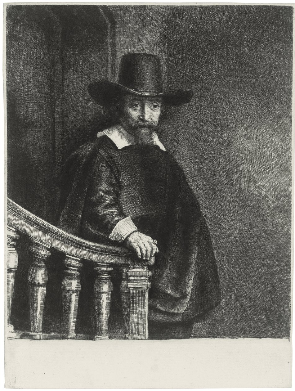 Ephraim Bueno, judisk läkare, 1647 av Rembrandt van Rijn