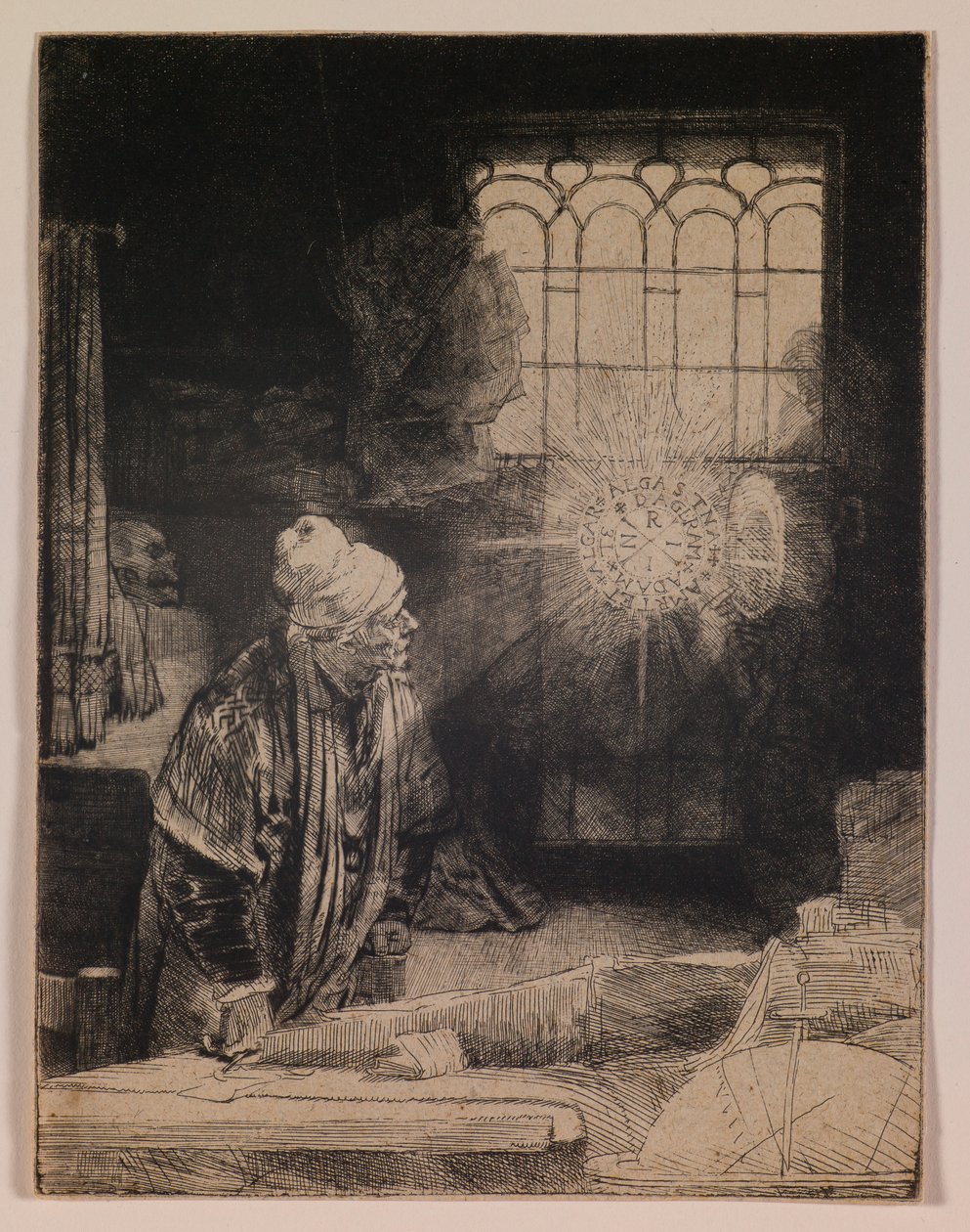 Faust (Forskaren i sitt arbetsrum) av Rembrandt van Rijn