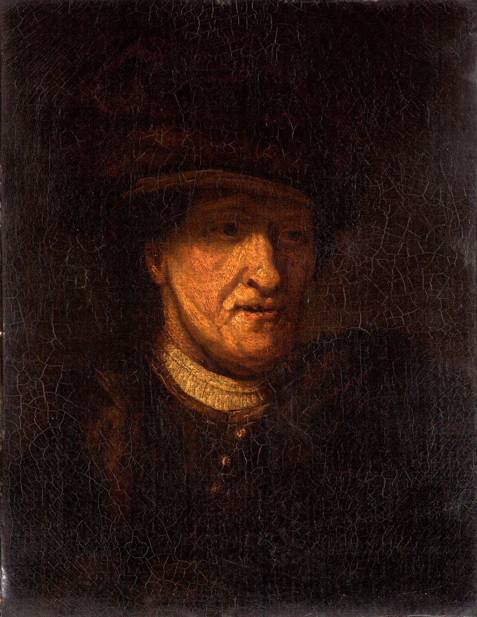 Head of a Man, c.1825 av Rembrandt van Rijn
