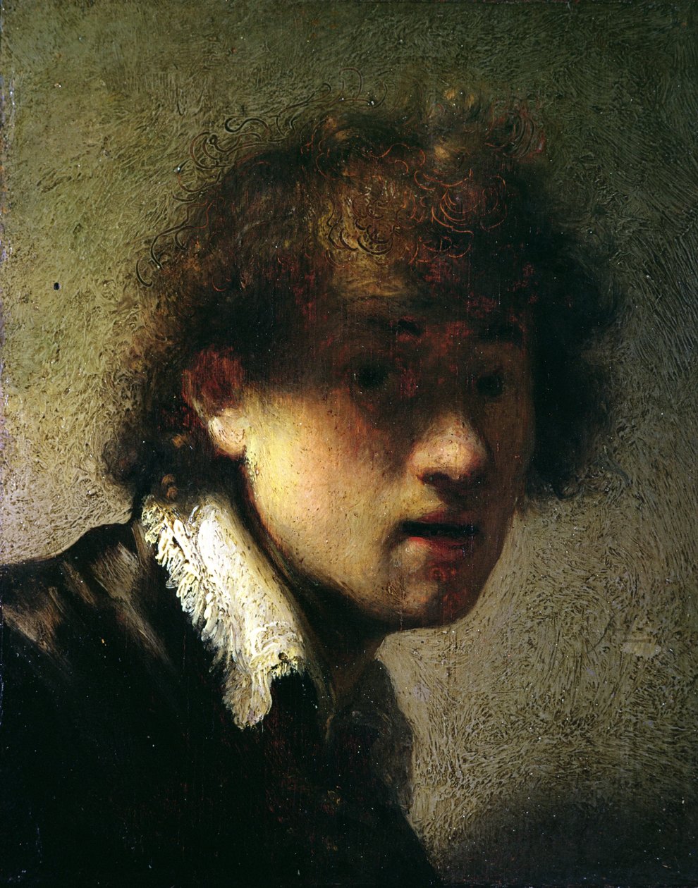 Chef för en ung man eller självporträtt, 1629 av Rembrandt van Rijn