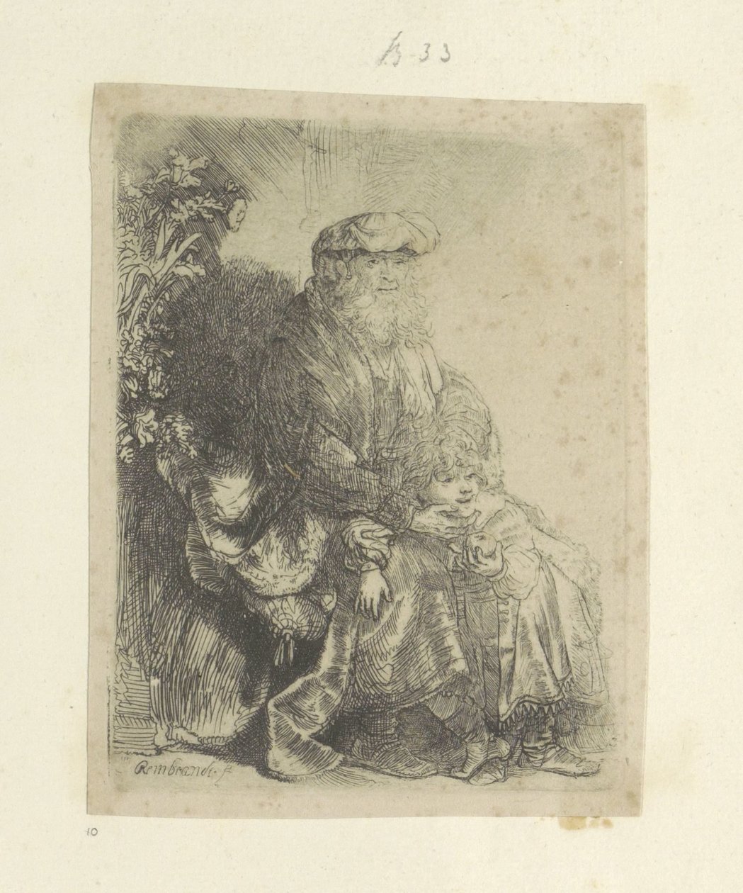 Jacob liefkos Benjamin Samling av åttiofem originaltryck (serietitel) av Rembrandt van Rijn