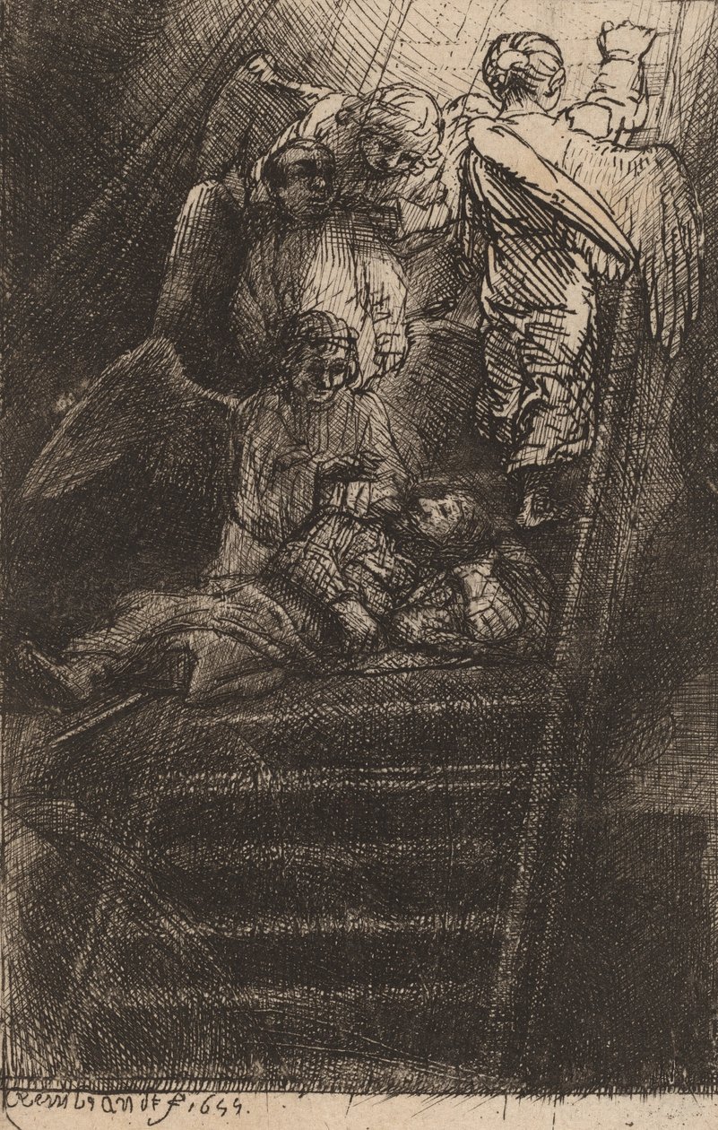 Jakobs stege, 1655. av Rembrandt van Rijn