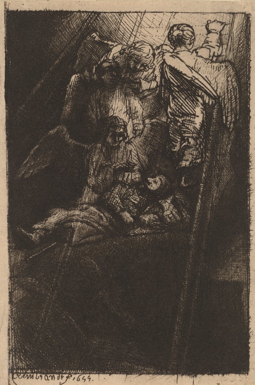 Jakobs stege, 1655. av Rembrandt van Rijn