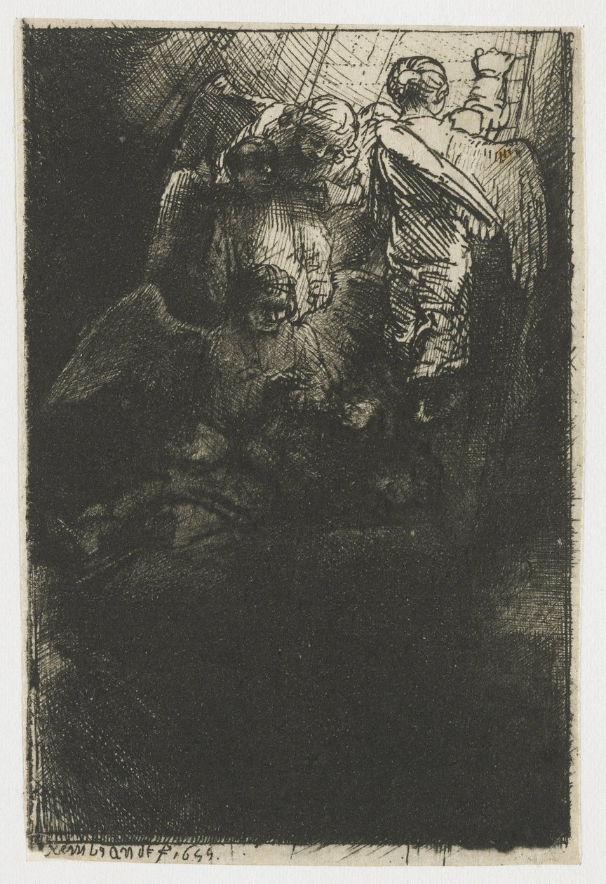 Jakobs stege av Rembrandt van Rijn