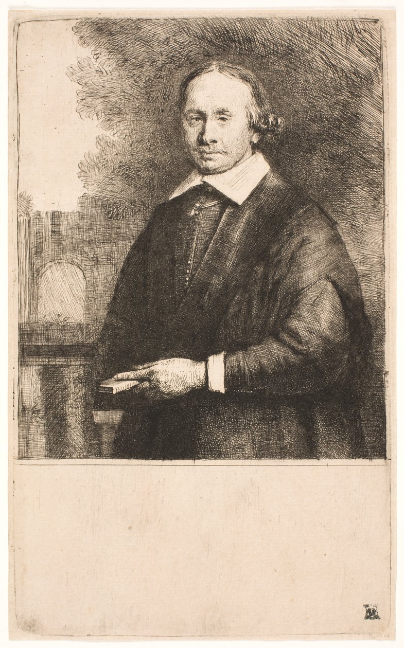 Jan Antonide van der Linden, professor i medicin av Rembrandt van Rijn