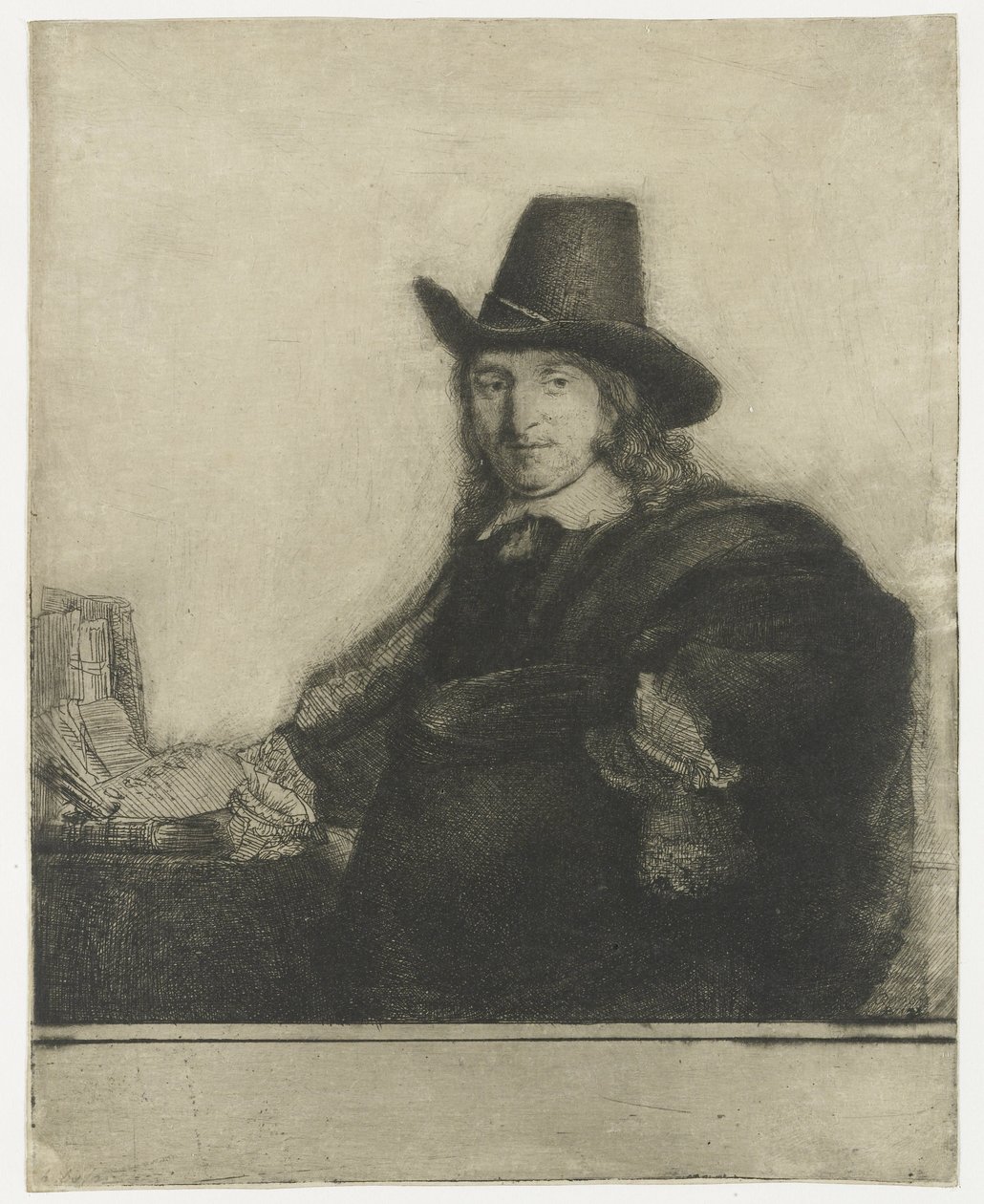 Jan Asselijn, målare av Rembrandt van Rijn