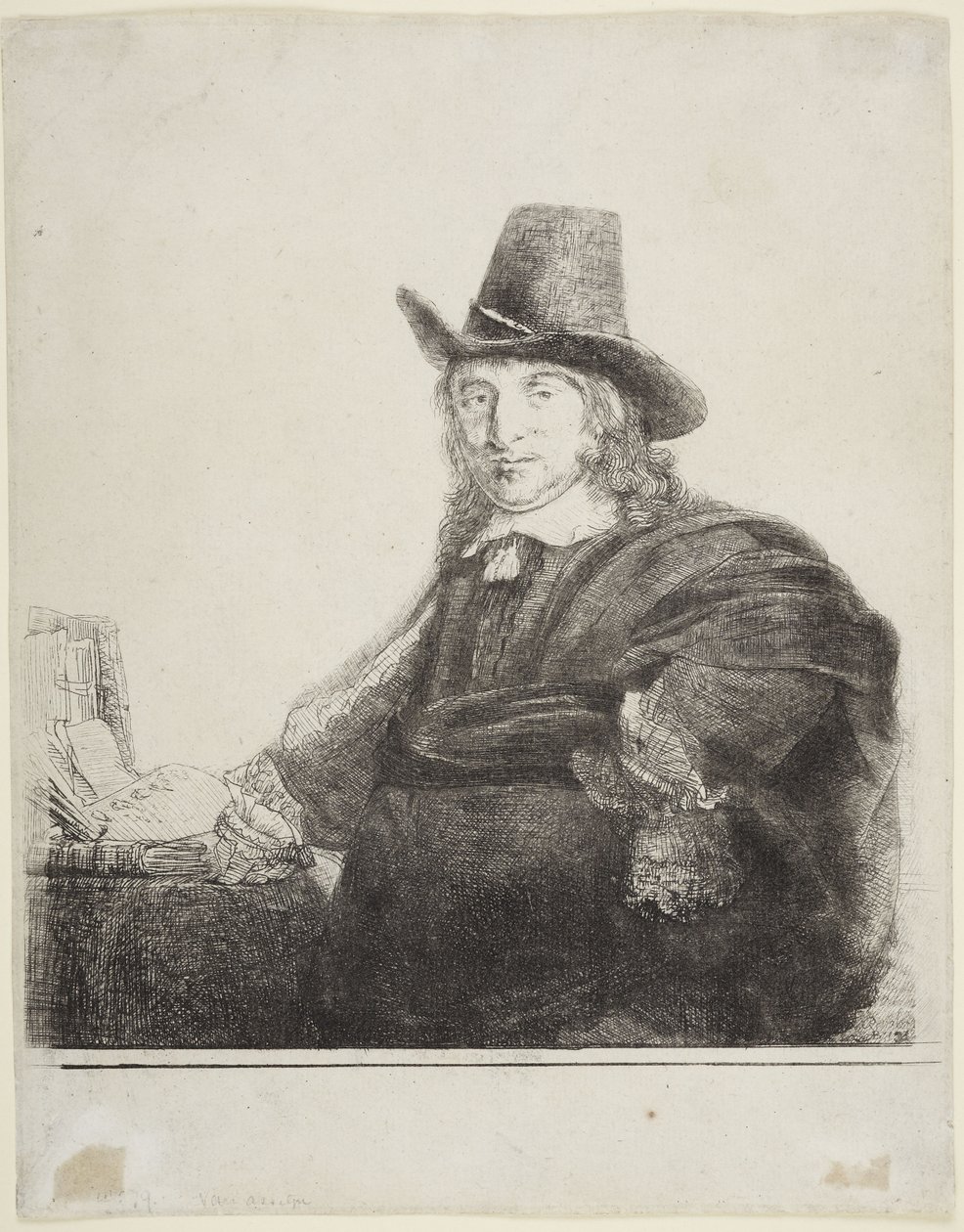 Jan Asselyn, målare av Rembrandt van Rijn