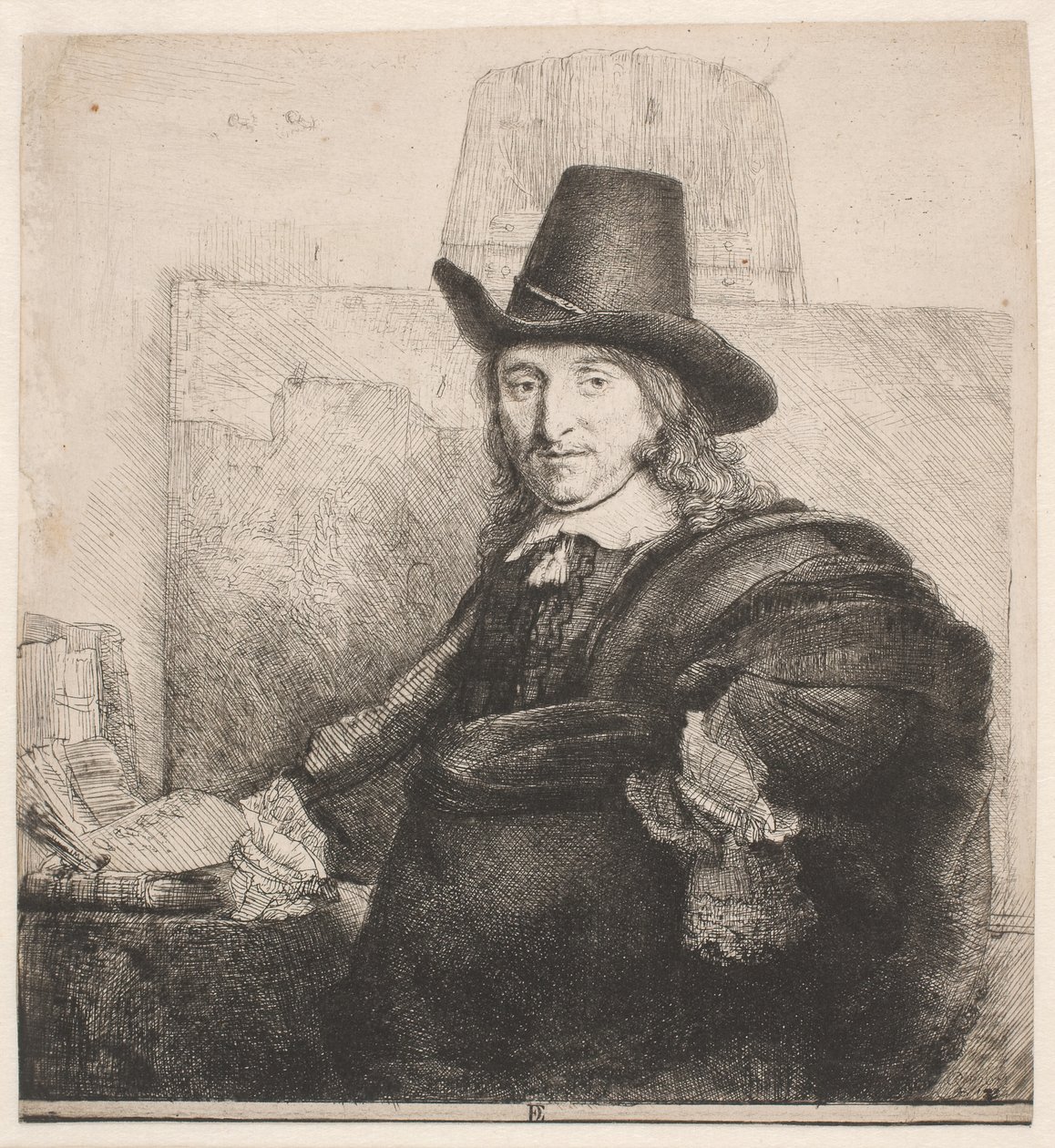 Jan Asselyn, målare av Rembrandt van Rijn