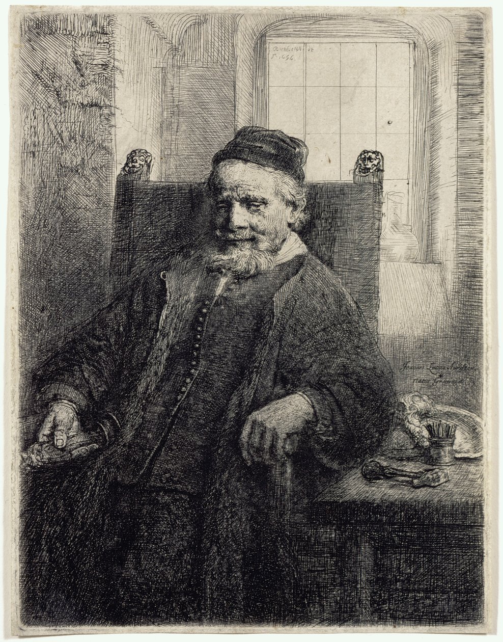 Jan Lutma, guldsmed av Rembrandt van Rijn