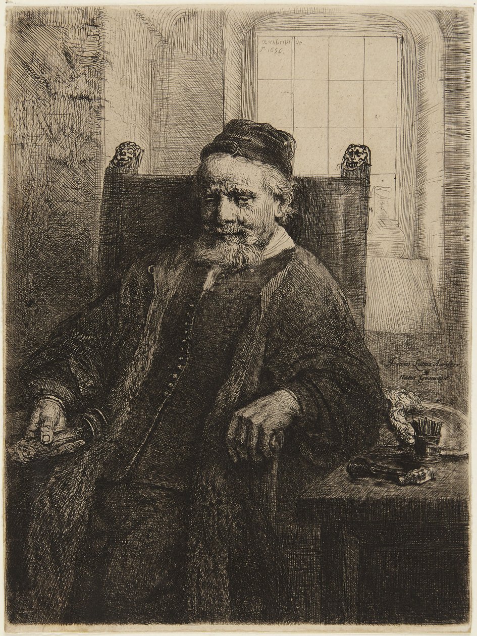 Jan Lutma, guldsmed av Rembrandt van Rijn