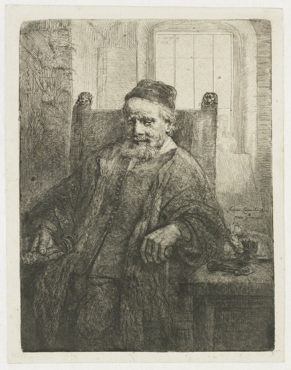 Jan Lutma, guldsmed av Rembrandt van Rijn
