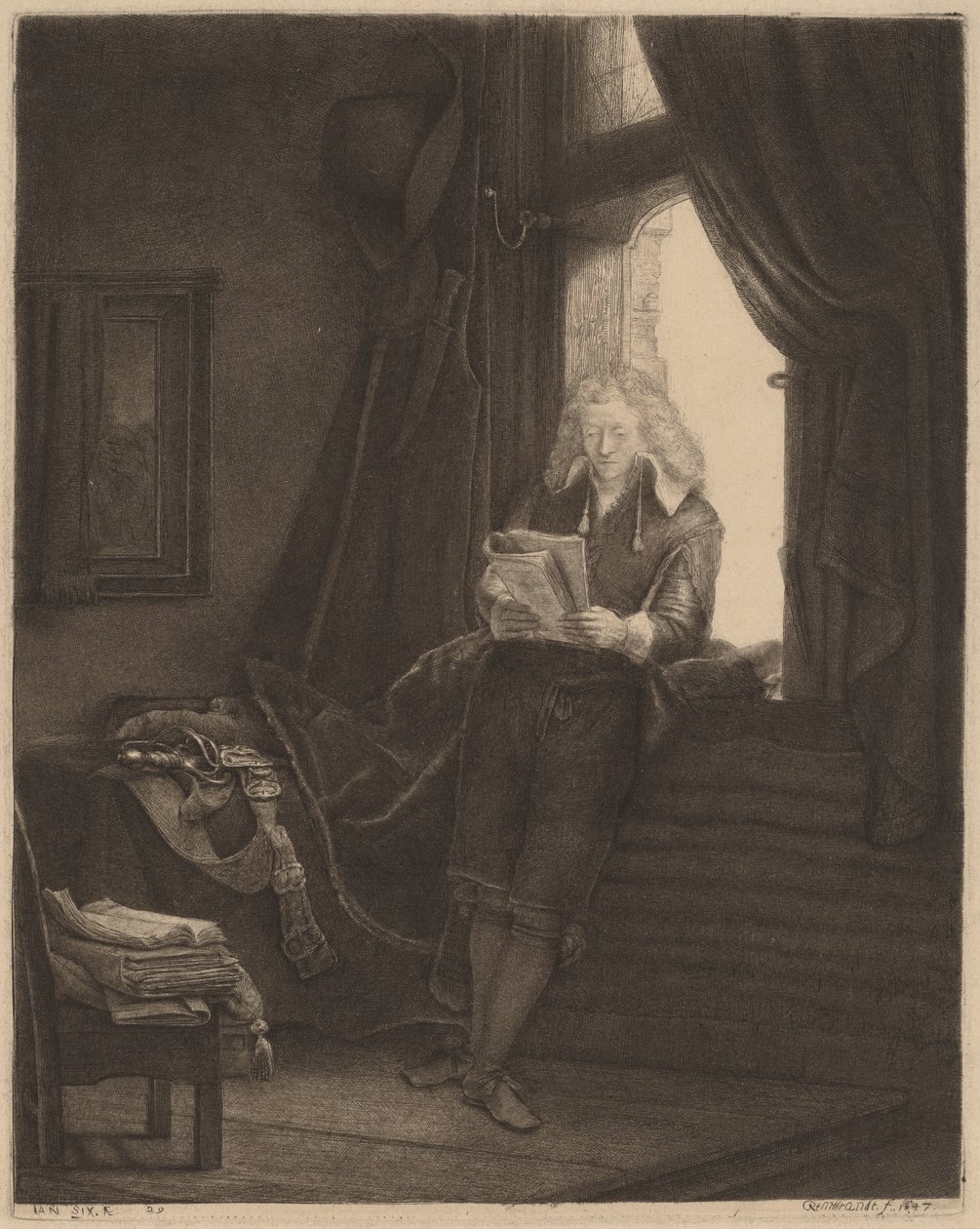 Jan sex av Rembrandt van Rijn