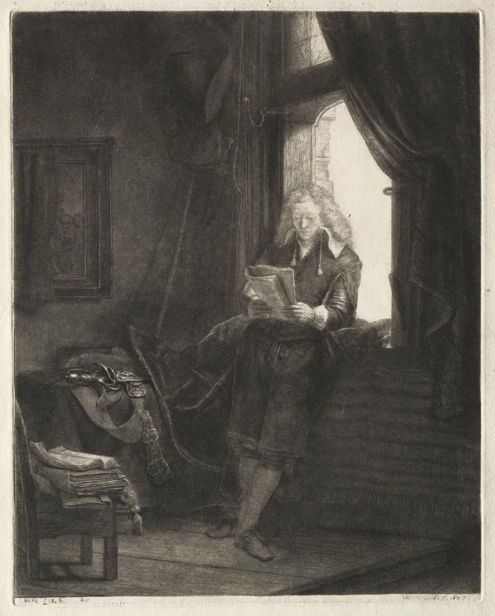 Jan sex av Rembrandt van Rijn