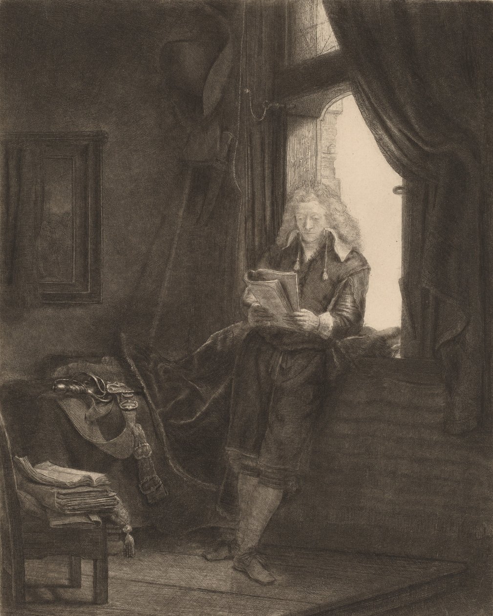 Jan sex, 1647. av Rembrandt van Rijn
