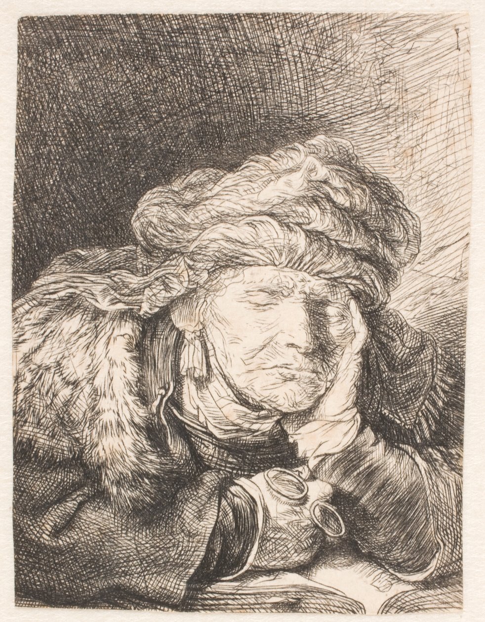 Jan Uytenbogaert, predikant för sekten Arminian remonstarnter av Rembrandt van Rijn