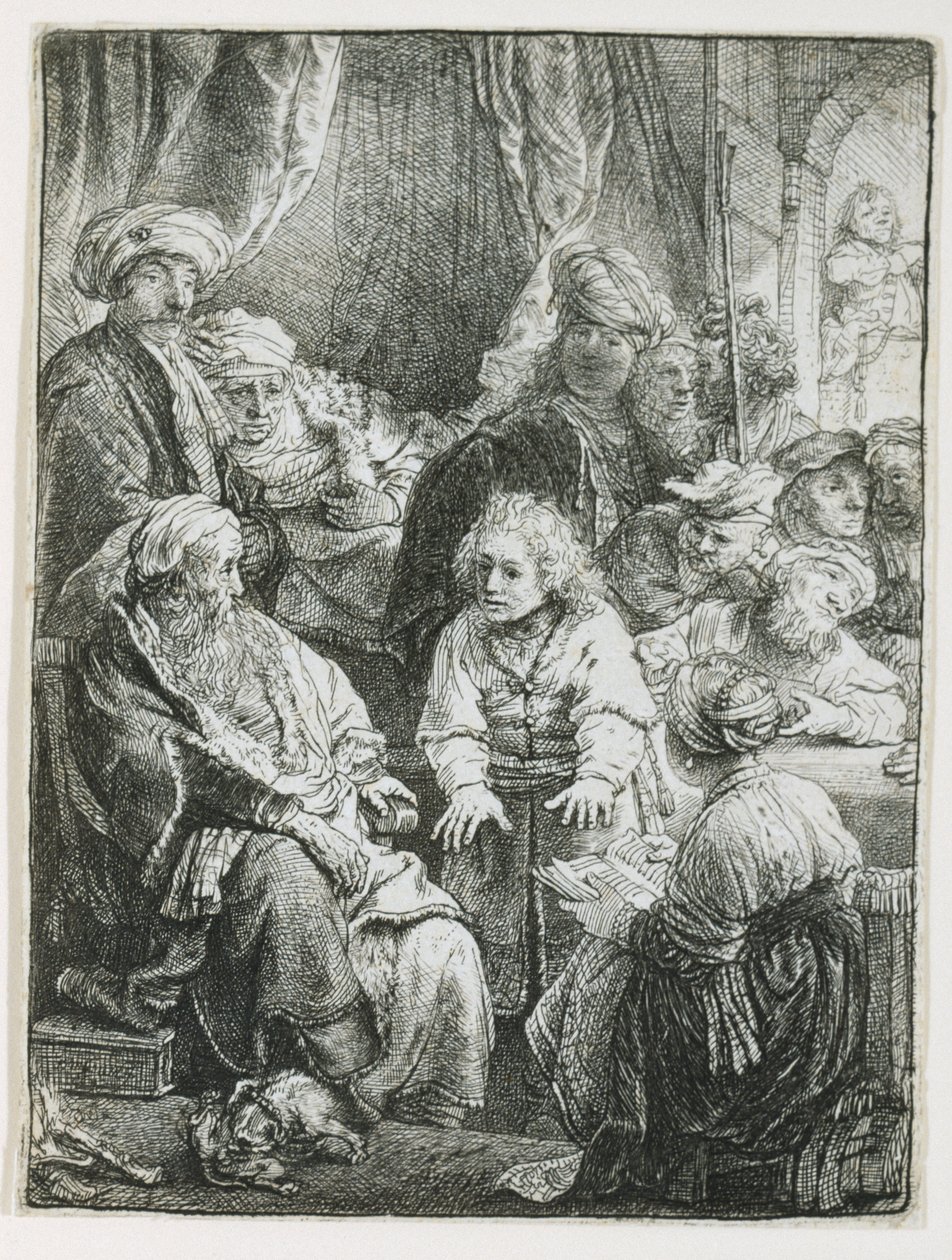 Joseph berättar sina drömmar, 1638 av Rembrandt van Rijn