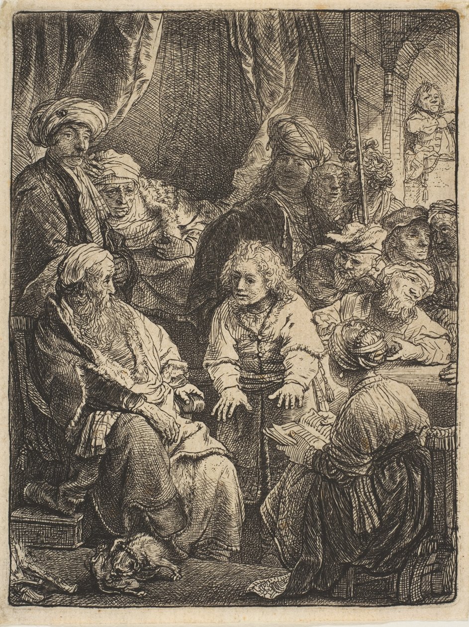 Joseph berättar sina drömmar, 1638. av Rembrandt van Rijn