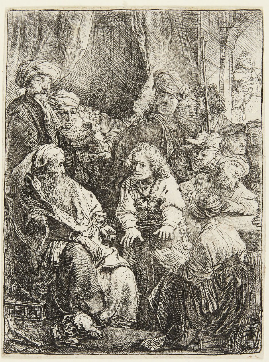Josef berättar om sin dröm av Rembrandt van Rijn