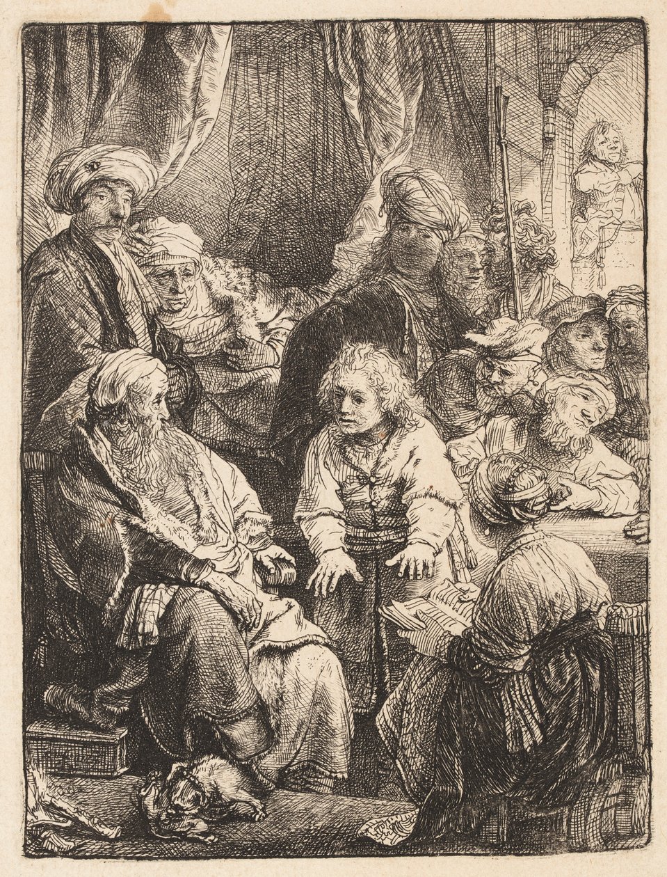 Joseph berättar sina drömmar av Rembrandt van Rijn