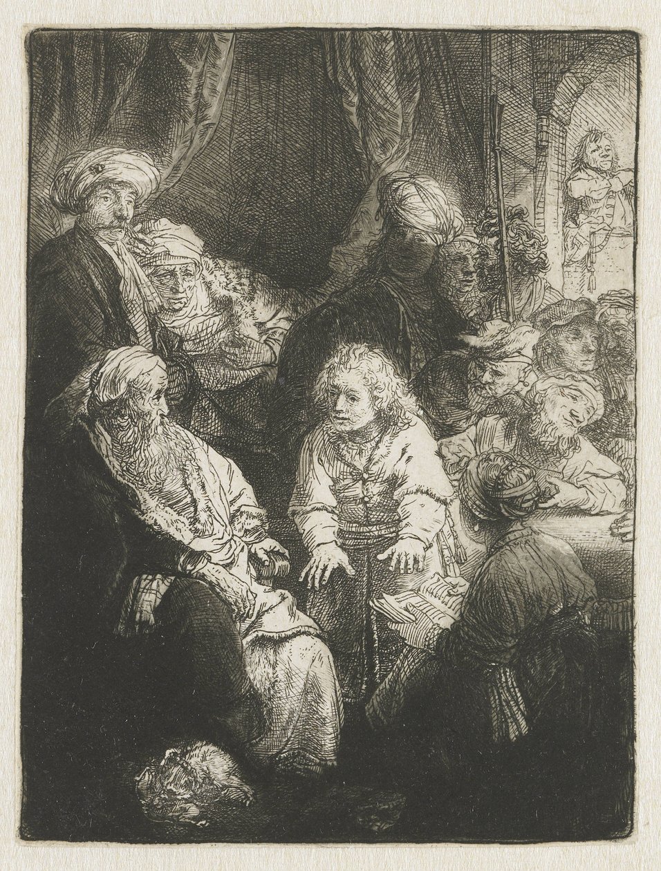 Joseph berättar om sina drömmar av Rembrandt van Rijn