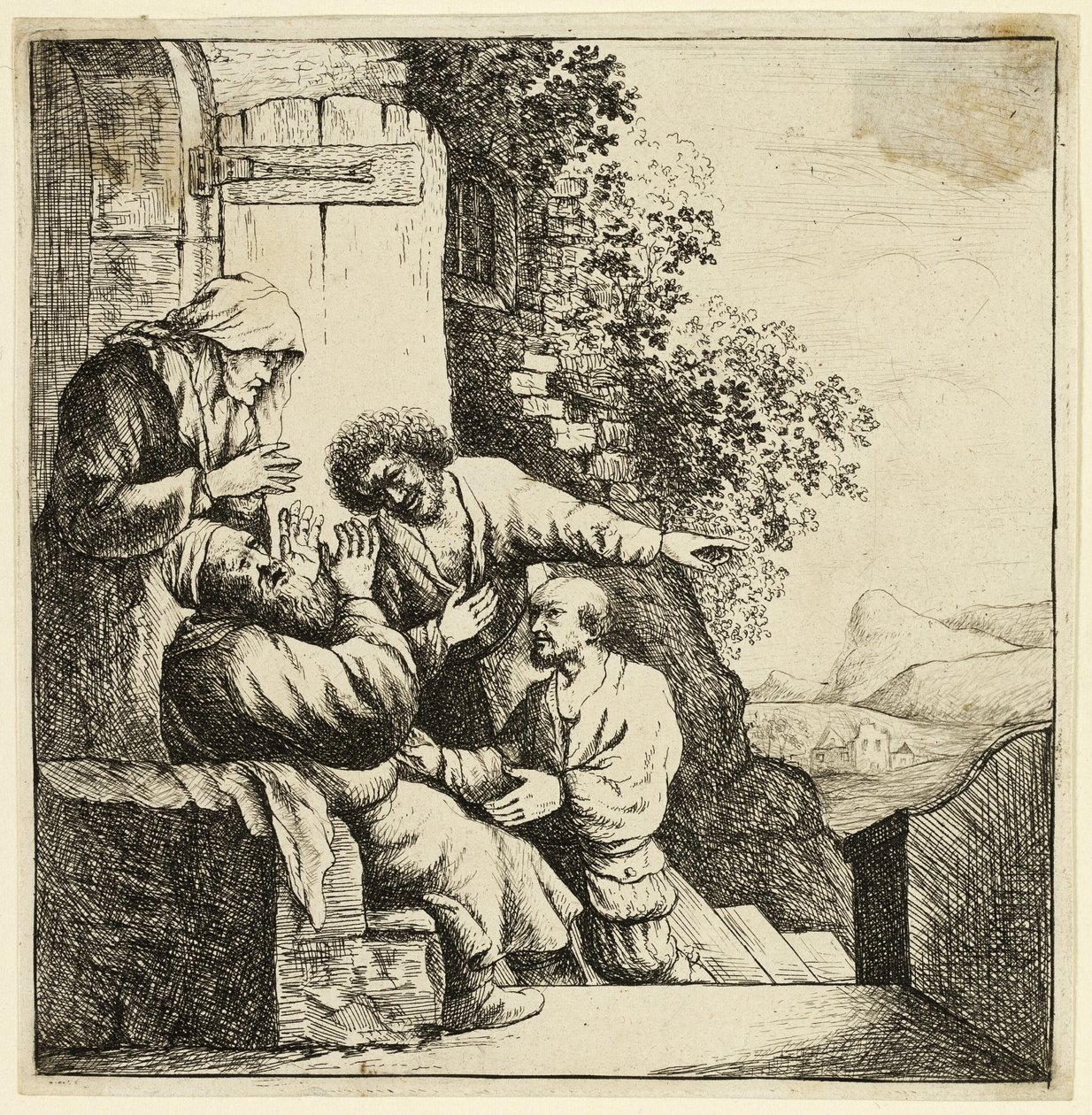 Josefs kappa som fördes till Jakob av Rembrandt van Rijn