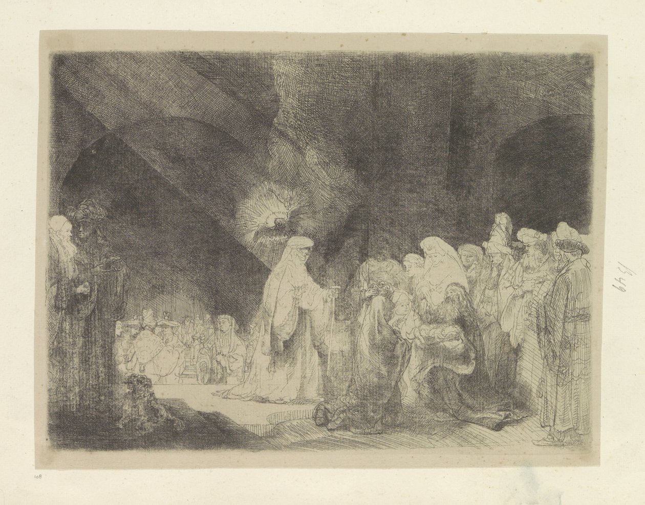 Loflied van Simeon Samling av åttiofem originaltryck (serietitel) av Rembrandt van Rijn