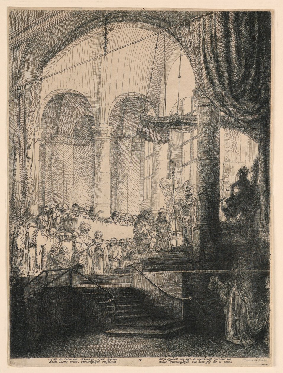 Medea: eller Jasons och Creusas bröllop av Rembrandt van Rijn