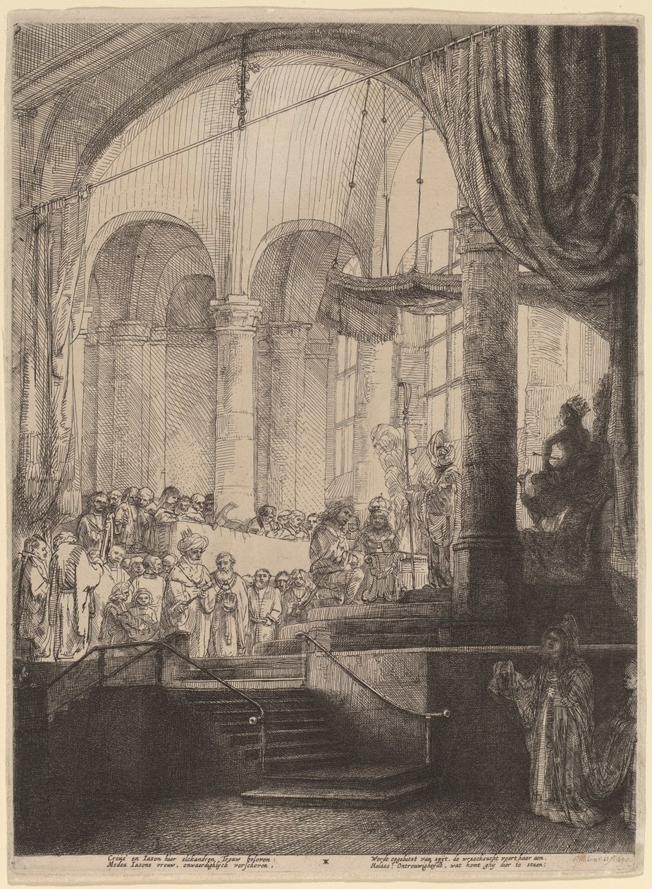 Medea, eller Jasons och Creusas äktenskap av Rembrandt van Rijn