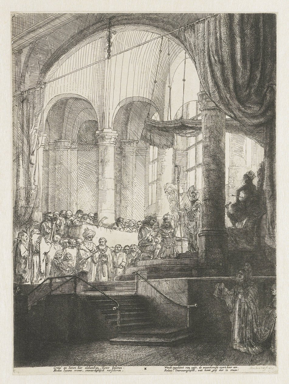Medea: eller Jasons och Creusas äktenskap av Rembrandt van Rijn