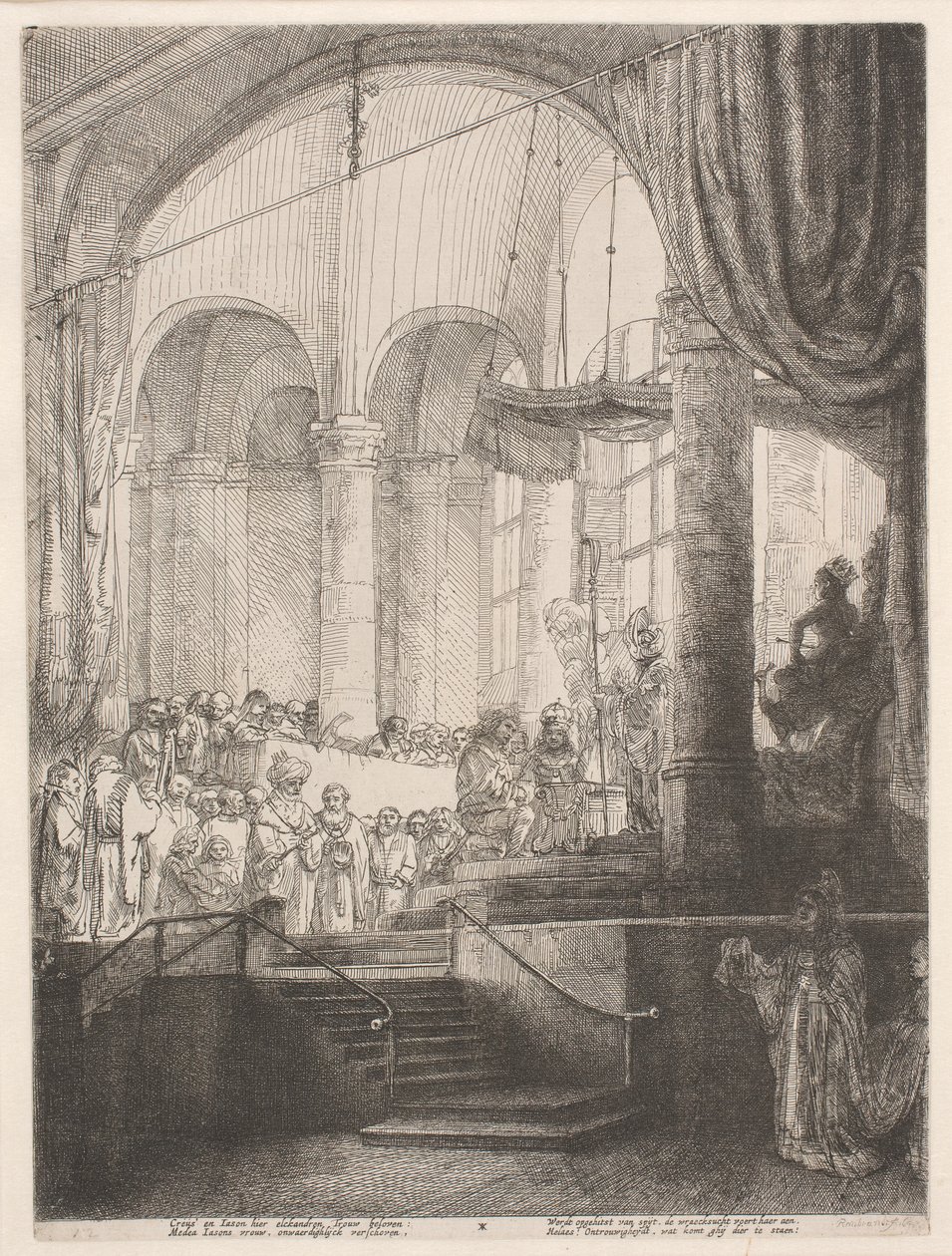 Medea: eller Jasons och Creusas bröllop av Rembrandt van Rijn