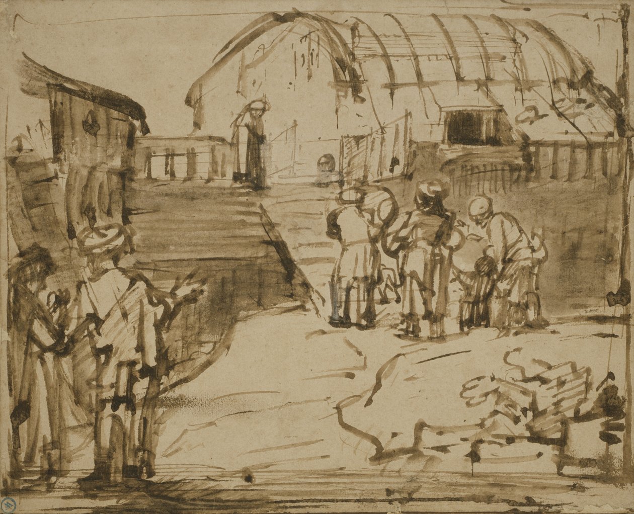 Noas ark, 1660 av Rembrandt van Rijn
