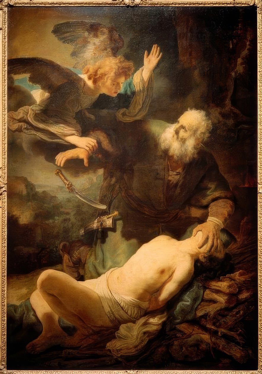 Opferung Isaaks av Rembrandt van Rijn