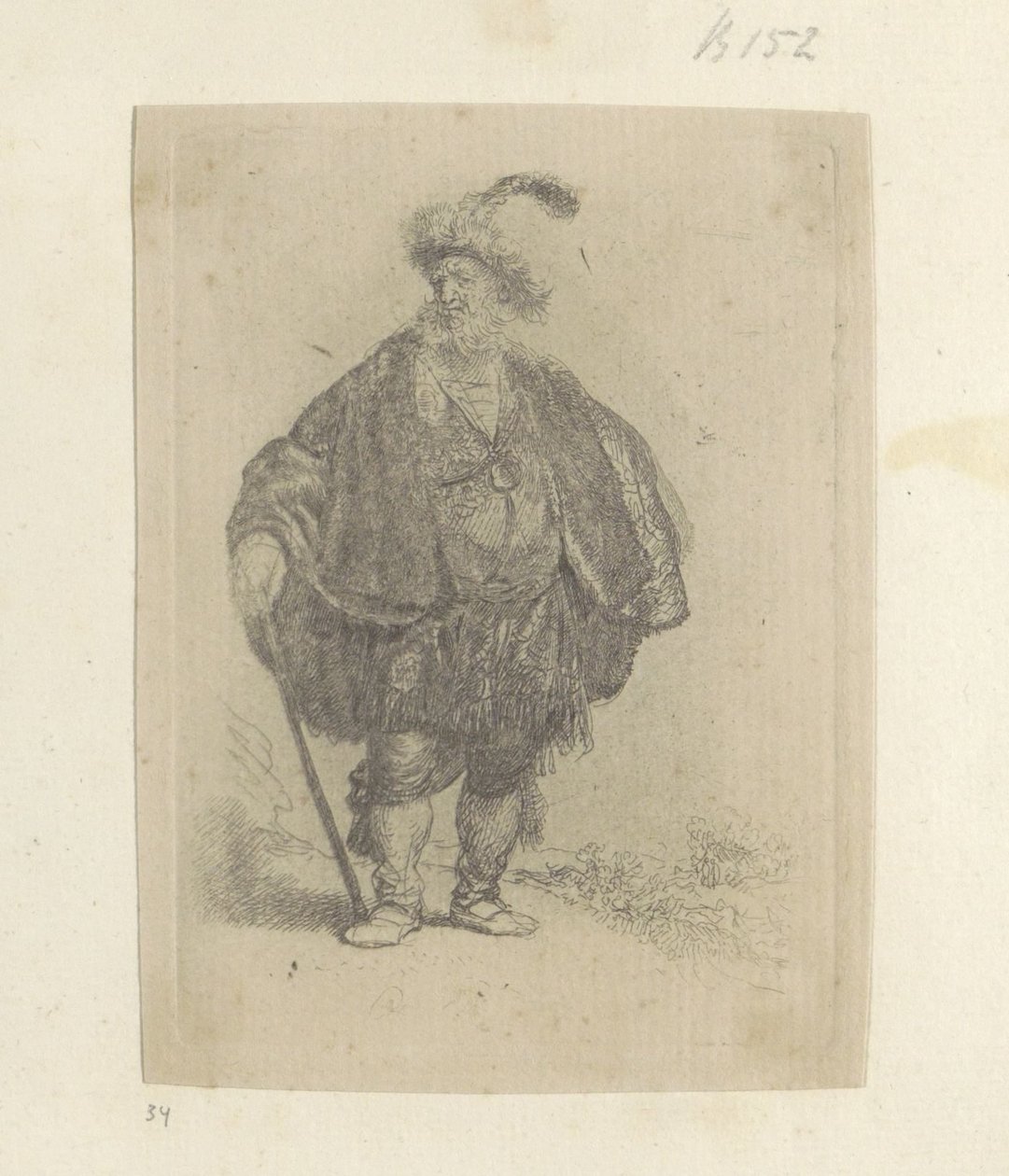 Perzisk man Samling av åttiofem originaltryck (serietitel) av Rembrandt van Rijn