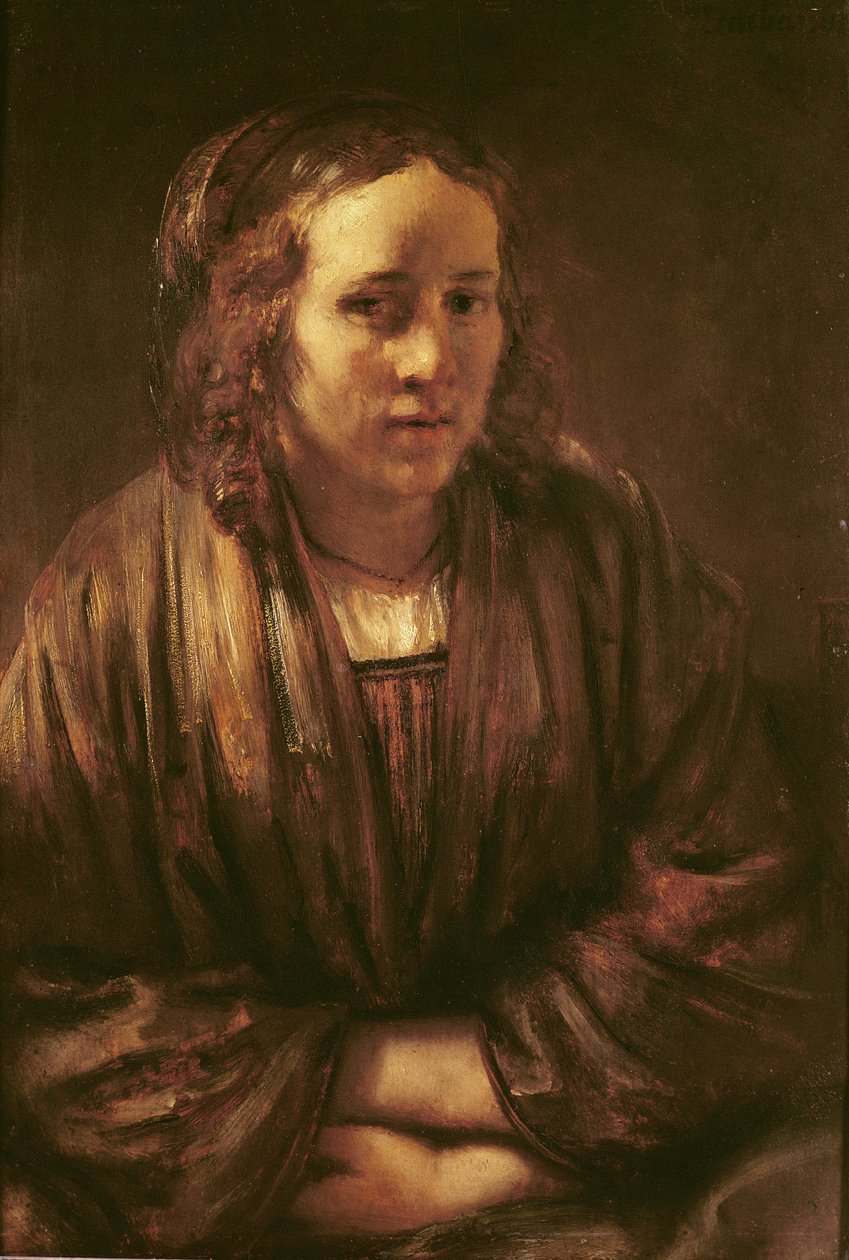 Porträtt av Hendrikje Stoffels av Rembrandt van Rijn